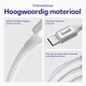 Buddi Power 65W 2x USB-C + USB-A Snellader met 2 USB-C Kabels 2M Wit afbeelding 2