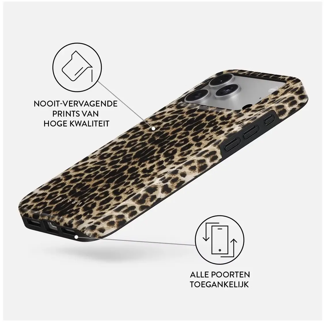 Burga Tough MagSafe Apple iPhone 18 Pro Hoesje Back Cover Player afbeelding 3
