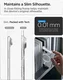 Spigen Air Skin Apple iPhone Duo Hoesje Back Cover MagFit Transparant Wit afbeelding 7