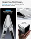Spigen Air Skin Apple iPhone Duo Hoesje Back Cover MagFit Transparant Wit afbeelding 4