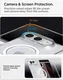 Spigen Air Skin Apple iPhone Duo Hoesje Back Cover MagFit Transparant Wit afbeelding 8