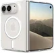 Spigen Air Skin Apple iPhone Duo Hoesje Back Cover MagFit Transparant Wit afbeelding 1