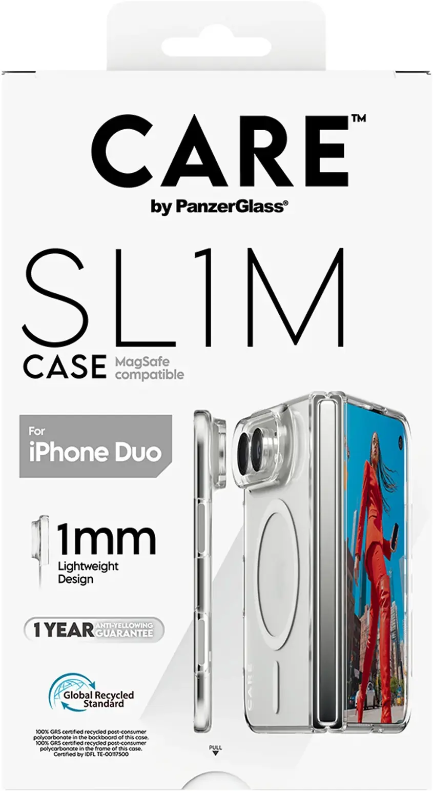Panzerglass Care Slim Apple iPhone Duo Hoesje MagSafe Back Cover Transparant afbeelding 6