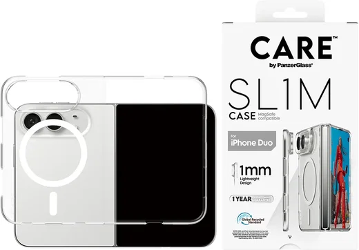 Panzerglass Care Slim Apple iPhone Duo Hoesje MagSafe Back Cover Transparant afbeelding 5