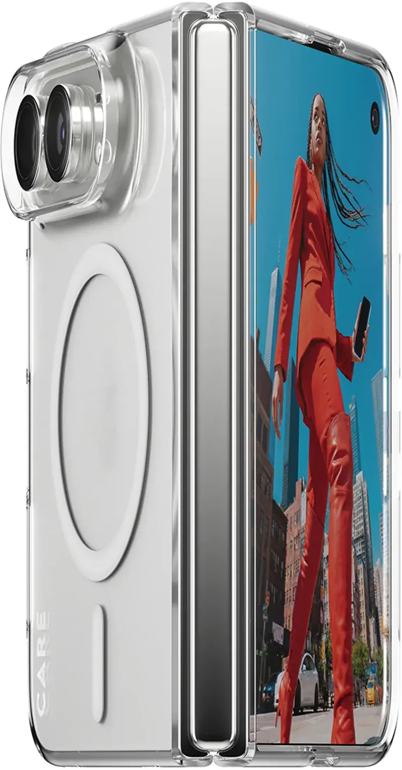 Panzerglass Care Slim Apple iPhone Duo Hoesje MagSafe Back Cover Transparant afbeelding 2