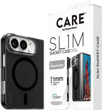 Panzerglass Care Slim Apple iPhone Duo Hoesje MagSafe Back Cover Zwart