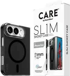 Panzerglass Care Slim Apple iPhone Duo Hoesje MagSafe Back Cover Zwart afbeelding