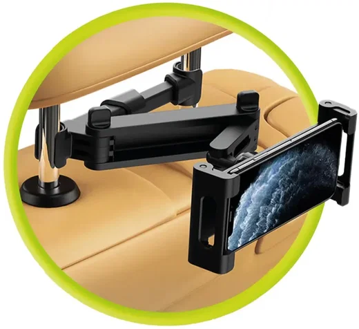 Mobile Origin CA7 Tablethouder met Telescopische Arm voor Hoofdsteun Zwart afbeelding 3
