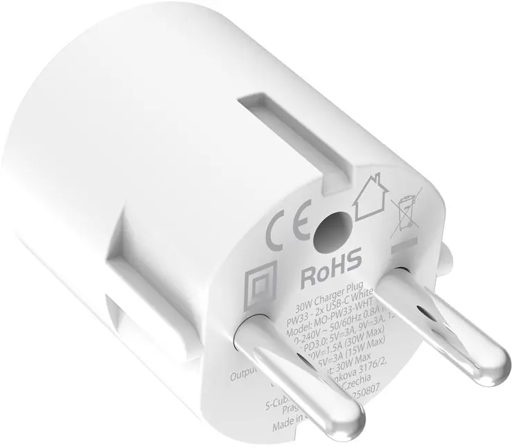 Mobile Origin 30W Dual USB-C Oplader met GaN Technologie & Power Delivery Wit afbeelding 8