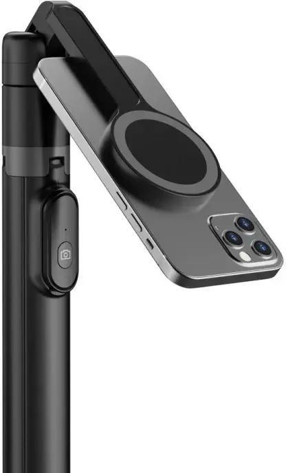 Mobile Origin S2 MagSafe Tripod Selfie Stick met Bluetooth Zwart afbeelding 11