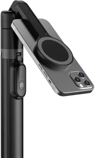 Mobile Origin S2 MagSafe Tripod Selfie Stick met Bluetooth Zwart afbeelding 11