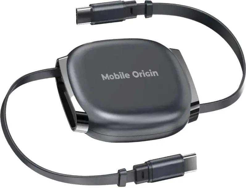 Mobile Origin CB7 100W Intrekbare USB-C naar USB-C Kabelbox Grijs afbeelding 7