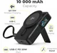 Mobile Origin 10000 mAh MagSafe / Qi2 Powerbank Ingebouwde USB-C Kabel 20W Zwart afbeelding 2