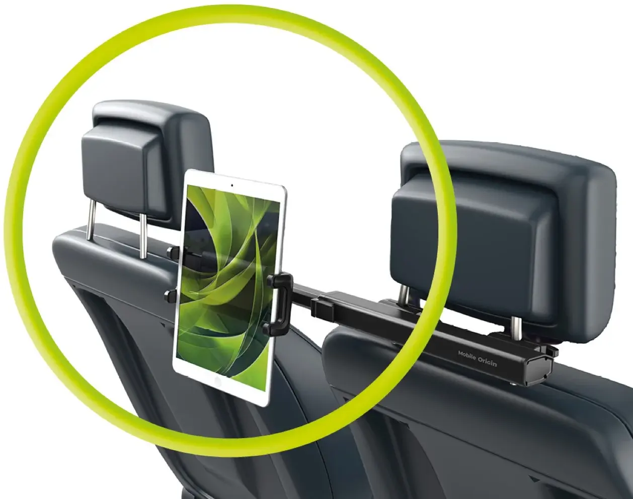 Mobile Origin CA17 Tablet- en Telefoonhouder Auto Hoofdsteun Zwart afbeelding 2