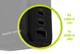 Mobile Origin GaN Snellader 65W met Display 1x USB-A / 2x USB-C PD Zwart afbeelding 7