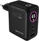 Mobile Origin GaN Snellader 65W met Display 1x USB-A / 2x USB-C PD Zwart afbeelding 19