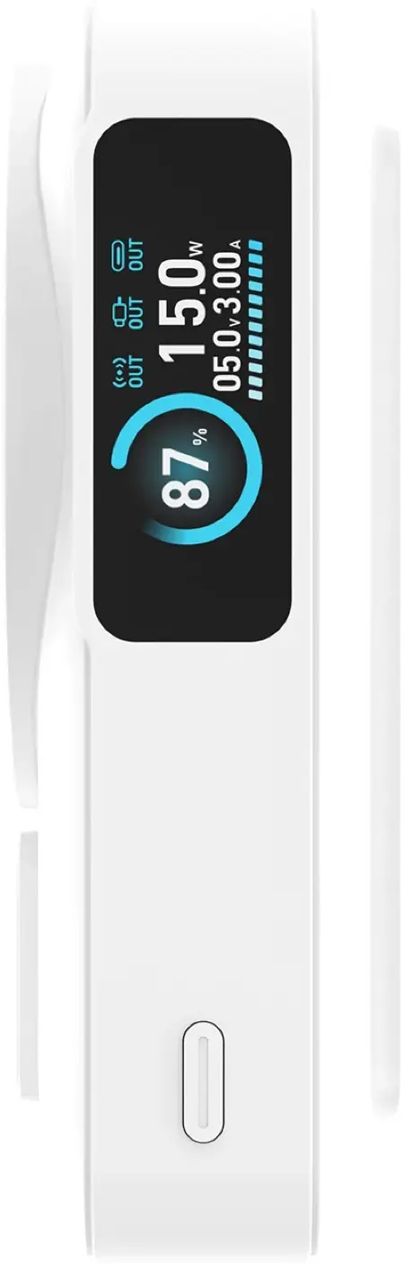 Mobile Origin 10000 mAh MagSafe / Qi2 Powerbank Ingebouwde USB-C Kabel 20W Wit afbeelding 16
