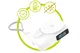 Mobile Origin 10000 mAh MagSafe / Qi2 Powerbank Ingebouwde USB-C Kabel 20W Wit afbeelding 10