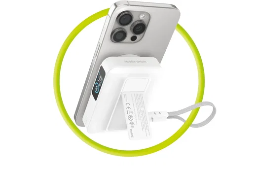 Mobile Origin 10000 mAh MagSafe / Qi2 Powerbank Ingebouwde USB-C Kabel 20W Wit afbeelding 11