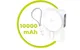 Mobile Origin 10000 mAh MagSafe / Qi2 Powerbank Ingebouwde USB-C Kabel 20W Wit afbeelding 6