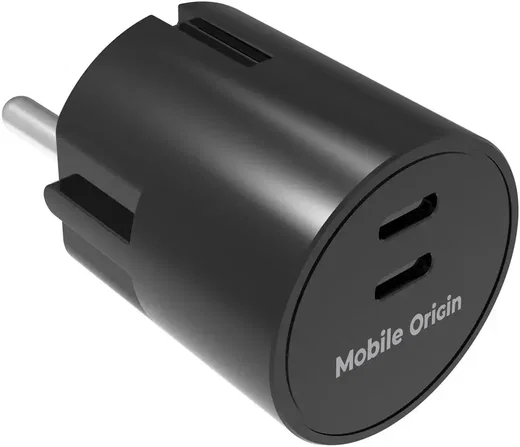 Mobile Origin 30W Dual USB-C Oplader met GaN Technologie & Power Delivery Zwart afbeelding 9