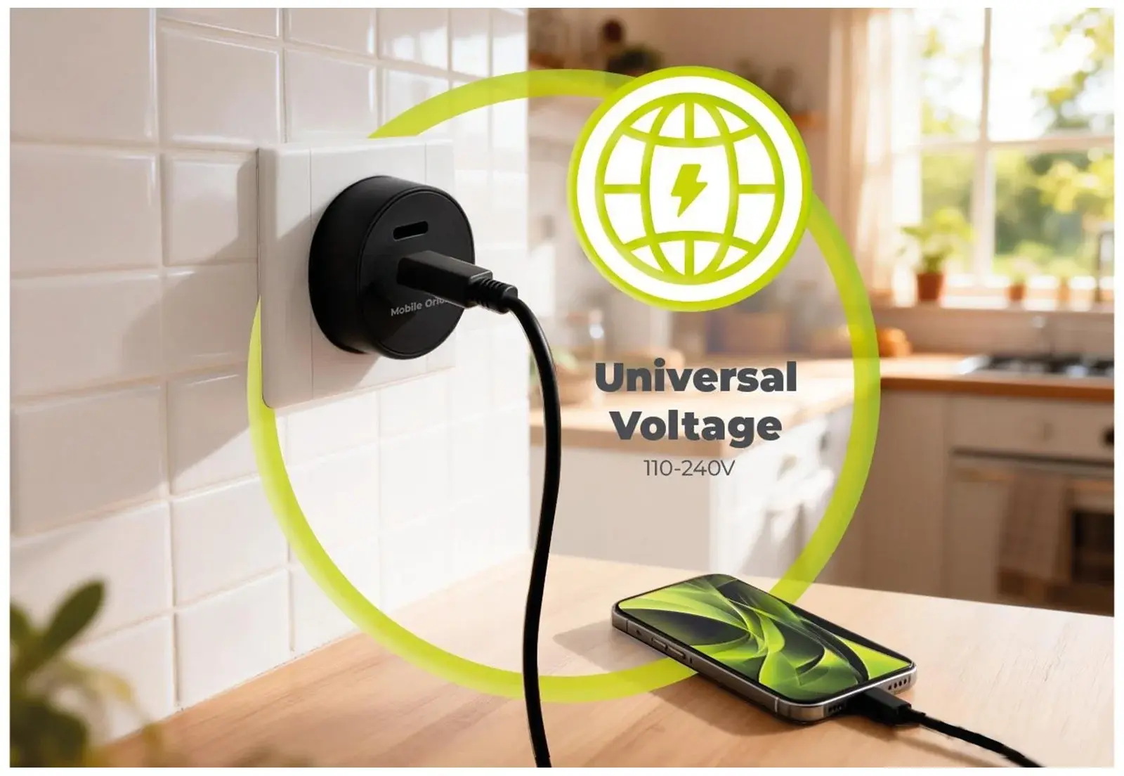 Mobile Origin 30W Dual USB-C Oplader met GaN Technologie & Power Delivery Zwart afbeelding 5