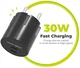 Mobile Origin 30W Dual USB-C Oplader met GaN Technologie & Power Delivery Zwart afbeelding 2