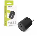 Mobile Origin 30W Dual USB-C Oplader met GaN Technologie & Power Delivery Zwart