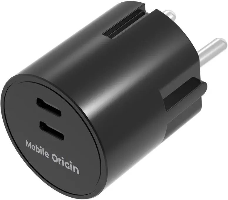 Mobile Origin 30W Dual USB-C Oplader met GaN Technologie & Power Delivery Zwart afbeelding 10