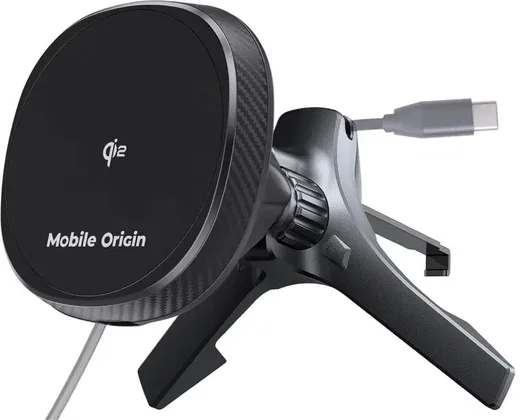 Mobile Origin CA15 Qi2 15W MagSafe Autolader met Koeling Zwart afbeelding 4