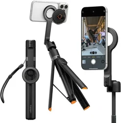 Spigen S582W MagSafe Bluetooth Selfie Stick / Tripod Statief Zwart afbeelding