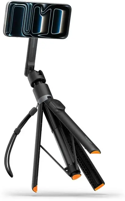 Spigen S582W MagSafe Bluetooth Selfie Stick / Tripod Statief Zwart afbeelding 2