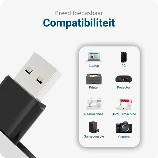 SBG USB Stick 2GB Flash Drive USB 2.0 100 Pack Zwart afbeelding 5
