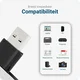 SBG USB Stick 2GB Flash Drive USB 2.0 100 Pack Zwart afbeelding 5
