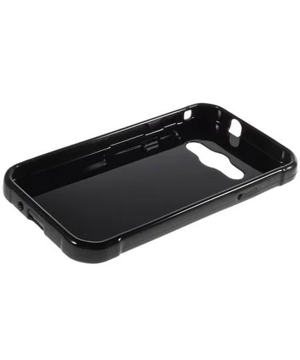 Samsung Galaxy Xcover 3 Glossy TPU Case Zwart afbeelding 3