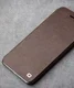 Qialino Leren Flip Hoesje Apple iPhone 6S Coffee afbeelding 3