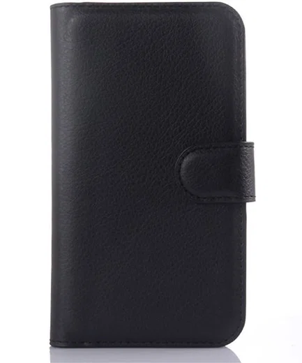 Samsung Galaxy Xcover 3 Litchi Stand Case Zwart afbeelding 2