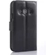 Samsung Galaxy Xcover 3 Litchi Stand Case Zwart afbeelding 4