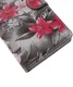 Huawei Ascend P8 Lite Red Flower Wallet Case afbeelding 8