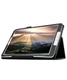 Samsung Galaxy Tab E 9.6 Litchi Skin Stand Case Zwart afbeelding 2