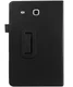 Samsung Galaxy Tab E 9.6 Litchi Skin Stand Case Zwart afbeelding 6