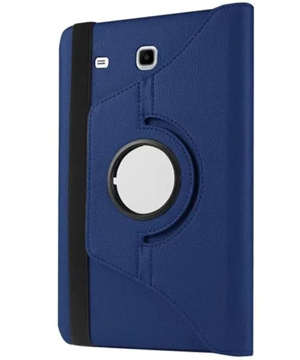 Samsung Galaxy Tab E 9.6 Rotary Stand Cover Blue afbeelding 6