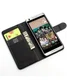 HTC Desire 626 Litchi Stand Case Zwart afbeelding 1
