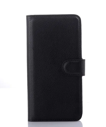 HTC Desire 626 Litchi Stand Case Zwart afbeelding 2