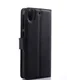 HTC Desire 626 Litchi Stand Case Zwart afbeelding 3