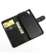 HTC Desire 626 Litchi Stand Case Zwart afbeelding 5