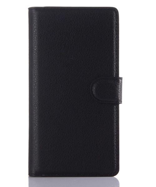 Sony Xperia Z5 Lychee Cover Stand Zwart afbeelding 2