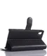 Sony Xperia Z5 Lychee Cover Stand Zwart afbeelding 3