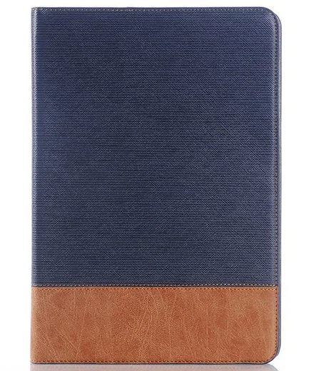 Samsung Galaxy Tab S2 (9.7) Linnen Skin Wallet Case Blauw afbeelding 1