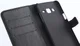 Samsung Galaxy J5 Retro Style Wallet Flip Case Zwart afbeelding 3